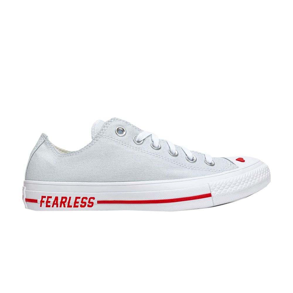 Pre-owned Converse Wmns Chuck Taylor All Star Low 'love Fearlessly' In White