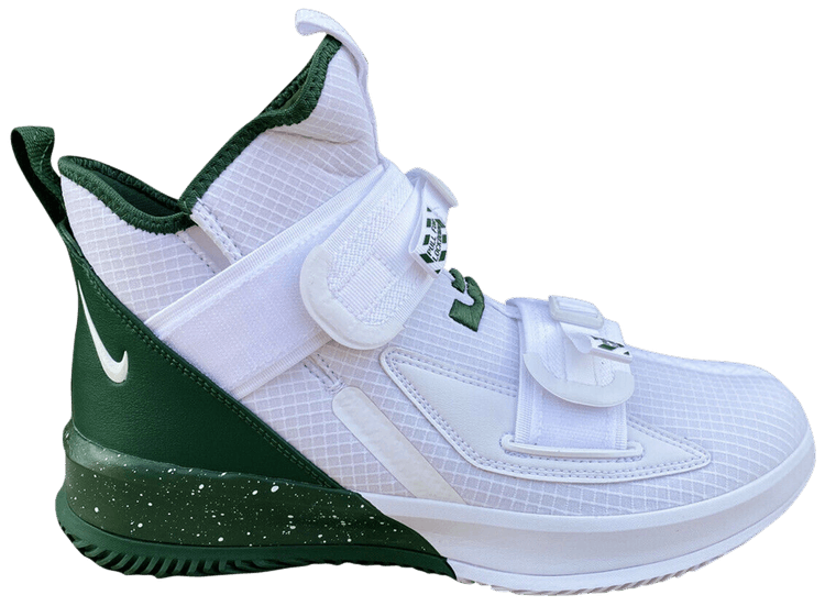 Lebron soldier green and white hotsell
