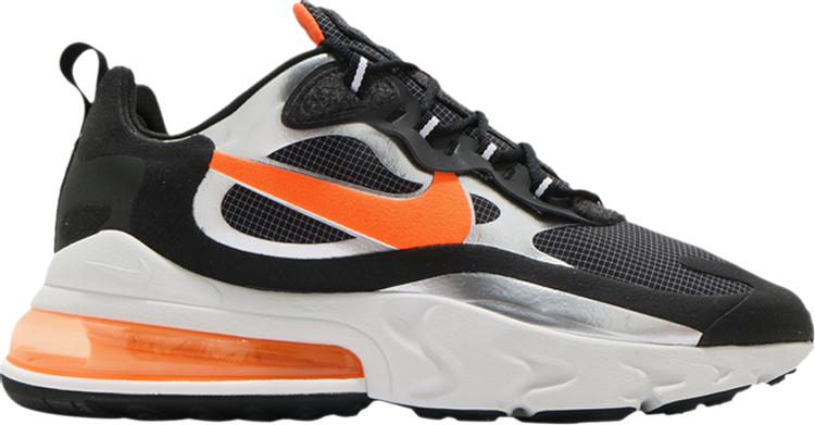 Nike Air Max 270 React Black Total Orange CQ4598084 