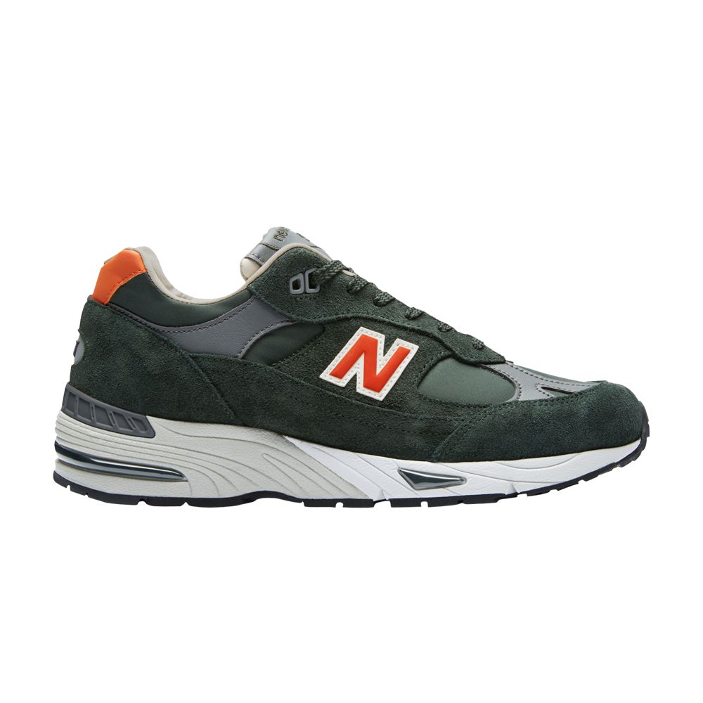 New Balance 991 Made In England 'Forest Green Orange' | Men's Size 8