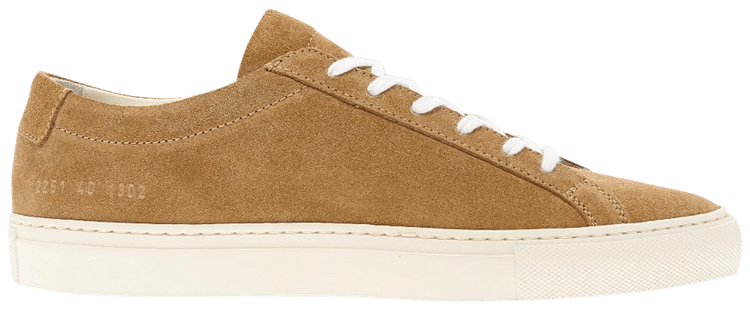 Common Projects Achilles Suede Contrast Low Tan