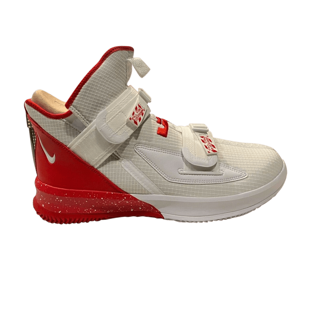 lebron soldier 12 white and red