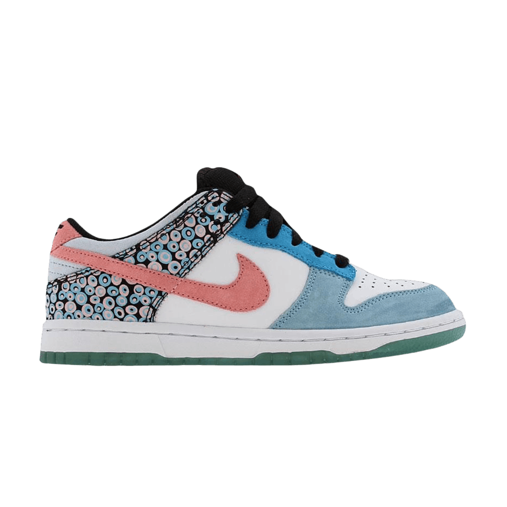 Wmns Dunk Low 'White Coral Blue' | GOAT