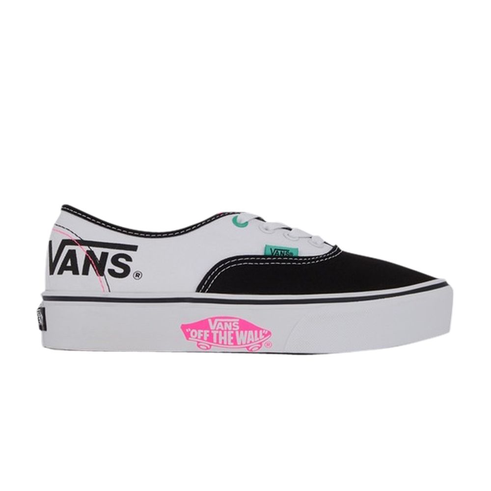 Pre-owned Vans Wmns Authentic Platform 2.0 'color Block Logo' In White