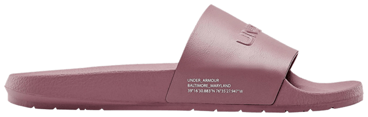 Under Armour Core Remix Slides Hushed Pink