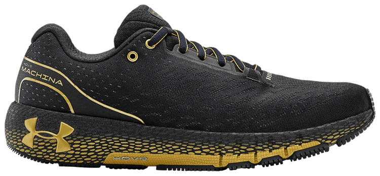 Under Armour HOVR Machina Blackout Gold Cluster