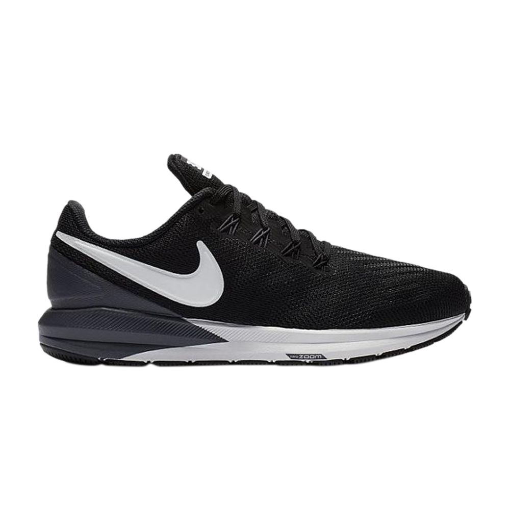Pre-owned Nike Wmns Air Zoom Structure 22 Wide 'black Gridiron' | Women's Size 6