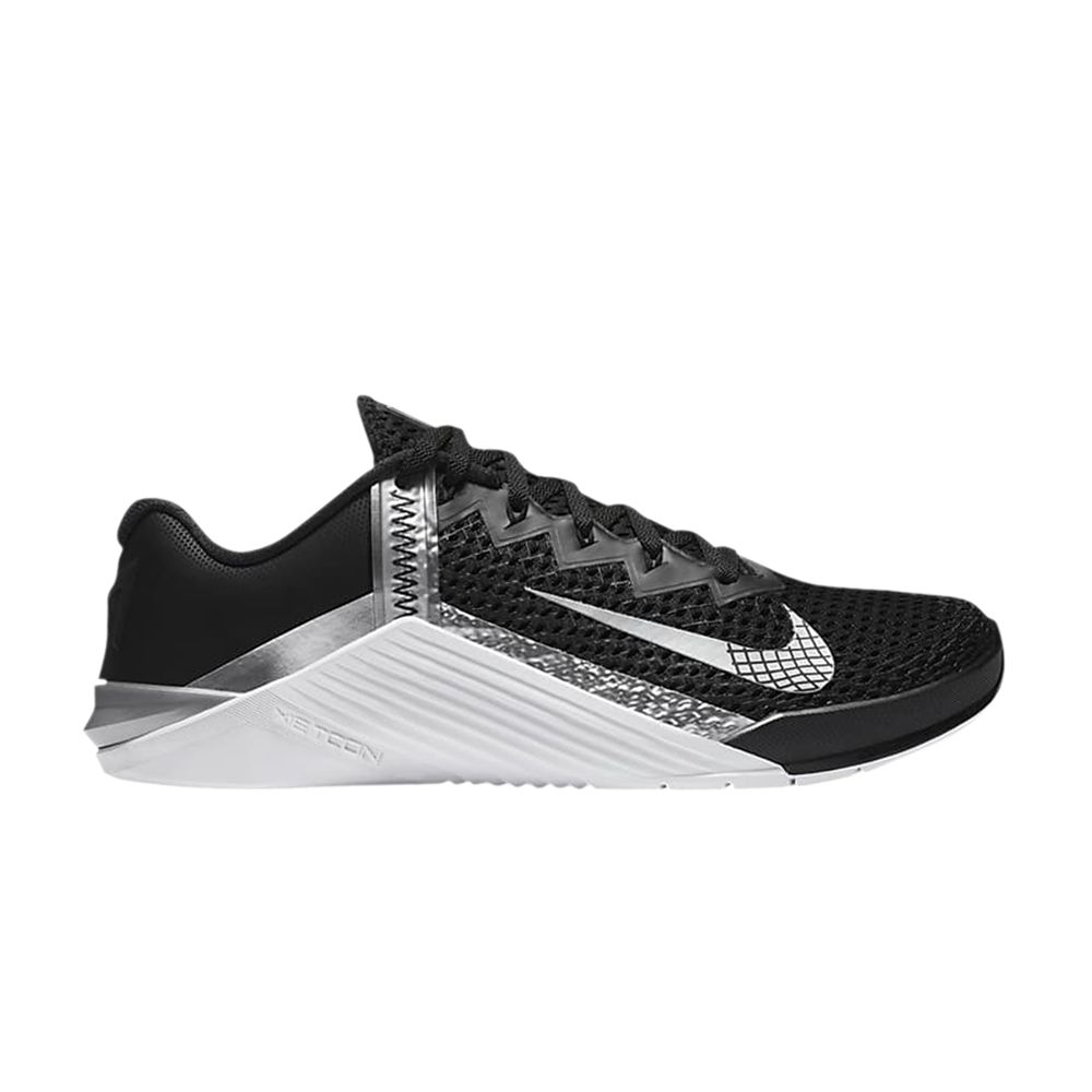 Nike Wmns Metcon 6 'Black Metallic Silver' | Women's Size 6.5