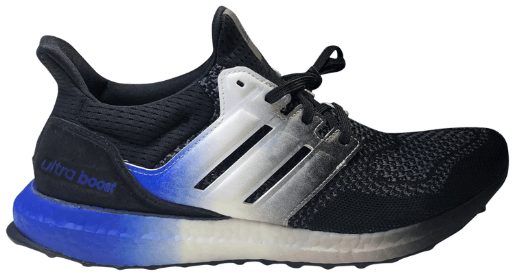 Adidas UltraBoost DNA Black White Blue Gradient Sample