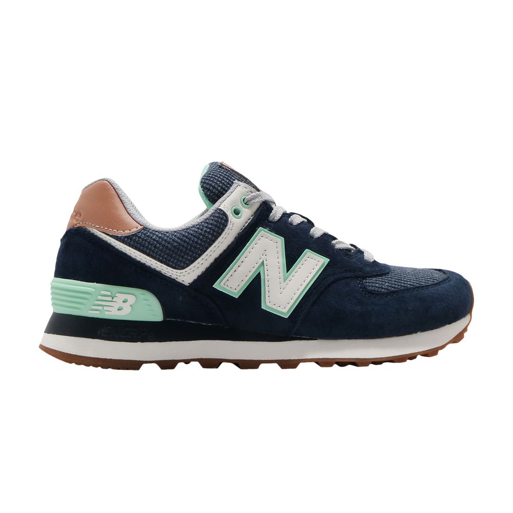 Pre-owned New Balance Wmns 574 'beach Cruiser - Natural Indigo' In Blue