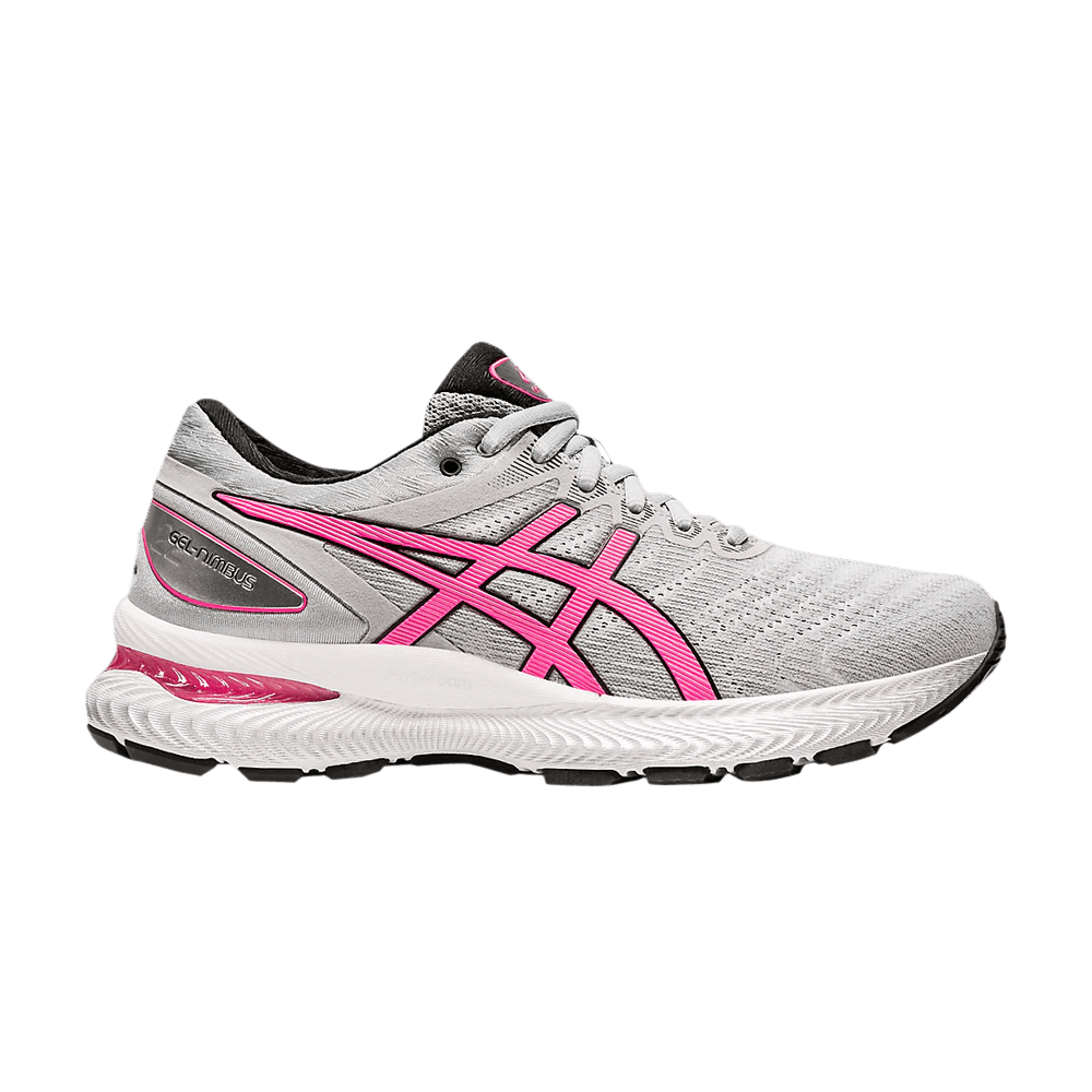 Wmns Gel Nimbus 22 'Grey Hot Pink' | GOAT