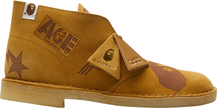 Buy A Bathing Ape x Desert Boot 'Oak Embossed' - 26149861 | GOAT