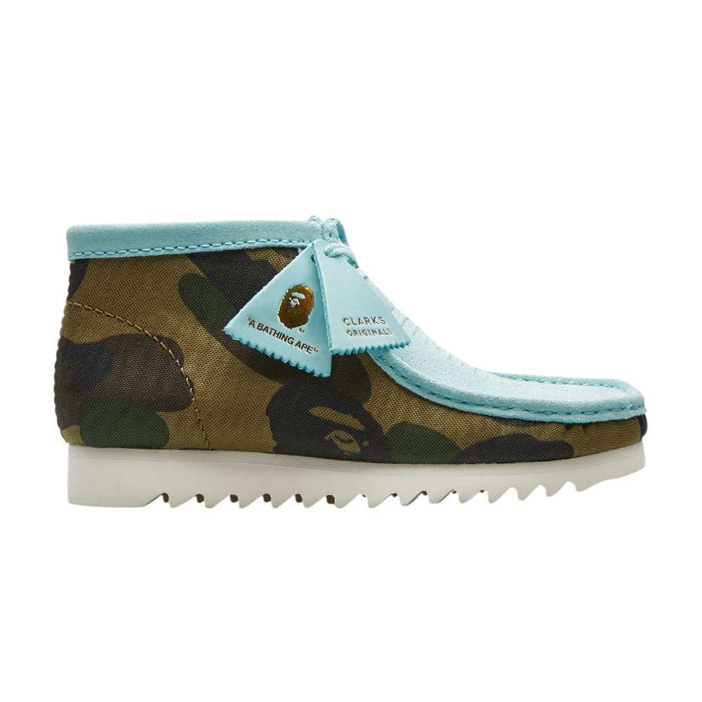 Buy A Bathing Ape x Wallabee 'Light Blue Camo' - 26149862 | GOAT