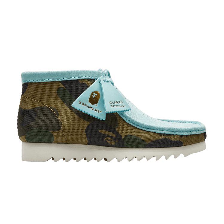 Clarks × A BATHING APE ワラビー【26】ダブルネーム 箱付 Clarks × A BATHING APE ワラビー【26】ダブルネーム 箱付