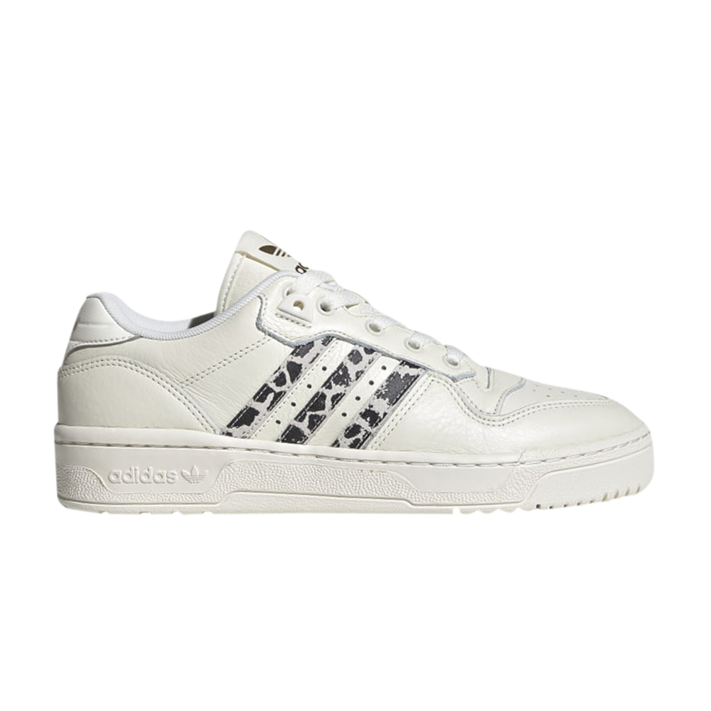Pre-owned Adidas Originals Wmns Rivalry Low 'animal Print Stripes' In White