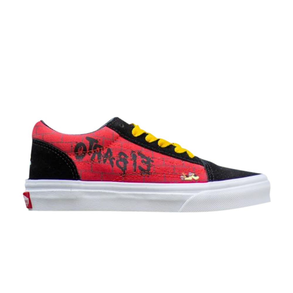 Vans The Simpsons x Old Skool Kids 'El Barto' | Red | Kid's Size 12