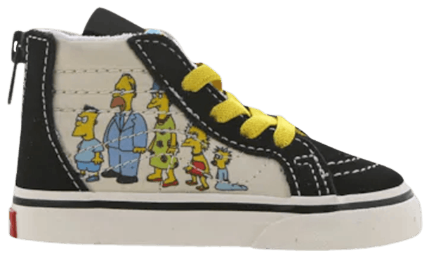 The Simpsons x Vans Sk8 Hi Zip TD Simpsons Family 1987 2020