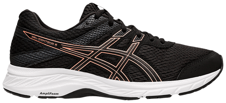 Asics Wmns Gel Contend 6 Black Rose Gold