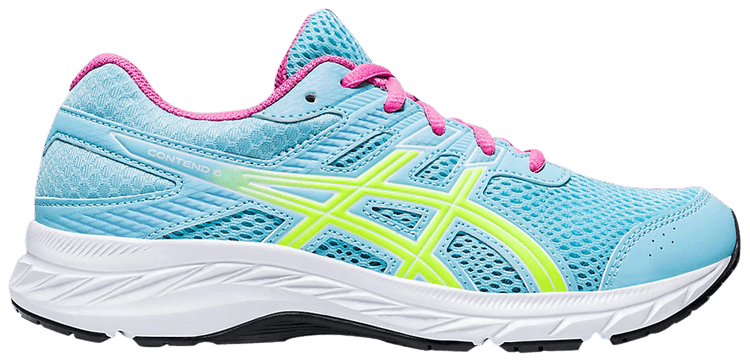Asics Gel Contend 6 GS Ocean Decay Safety Yellow