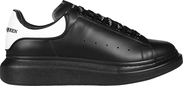 Alexander McQueen Men&s Oversized Sneaker (White/Black 1) - Size 11 - Leather
