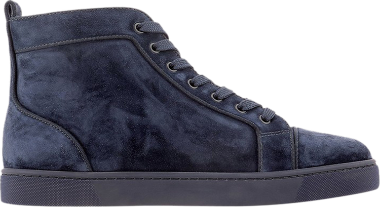 Christian Louboutin Shoe Size 36.5 Blue & Black Textile Studded Slip On  Sneakers — Labels Resale Boutique
