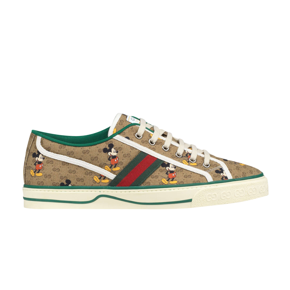 Pre-owned Gucci Disney X  Tennis 1977 'mickey Mouse' In Brown
