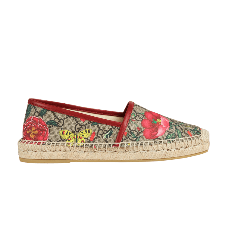 Buy Gucci Wmns GG Supreme Espadrilles Floral 611443 HT530 8489 GOAT