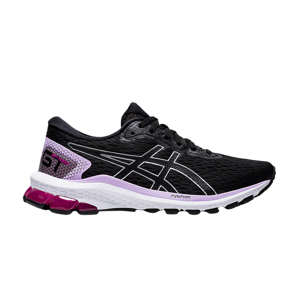 Pre-owned Asics Wmns Gt 1000 9 'black Pure Silver'