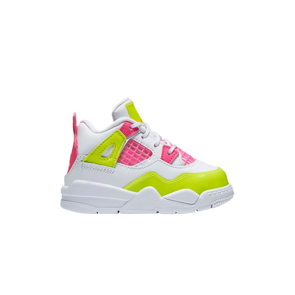 Pre-owned Air Jordan 4 Retro Se Td 'lemon Venom' | White | Infant Size 8