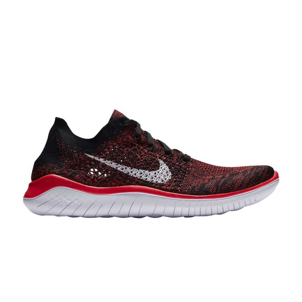 Nike Free RN Flyknit 2018 'Bright Crimson' | Red | Men's Size 10