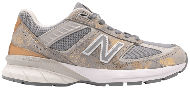 New Balance Wmns 990v5 Made In USA Moonbeam Silver