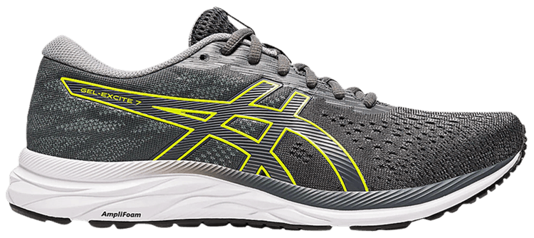 Asics Gel Excite 7 Extra Wide Carrier Grey Lime Zest