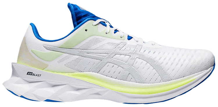 Asics Novablast White Glacier Grey