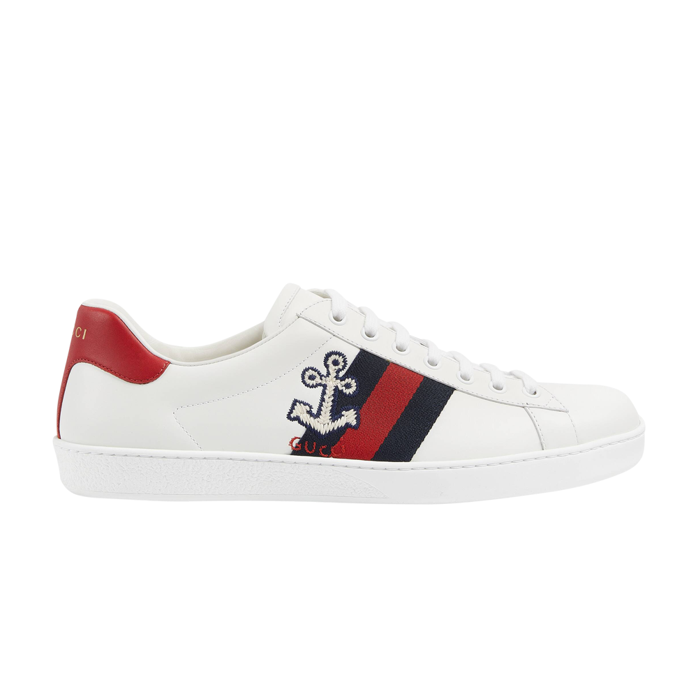 Pre-owned Gucci Ace 'cauliflower' In White