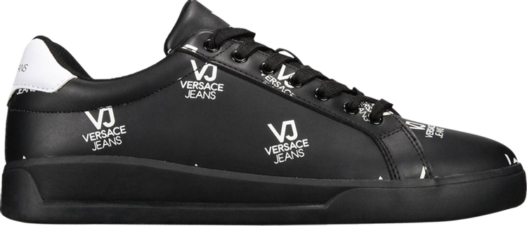 Versace Jeans Low 'VJ Logo Print - Black'