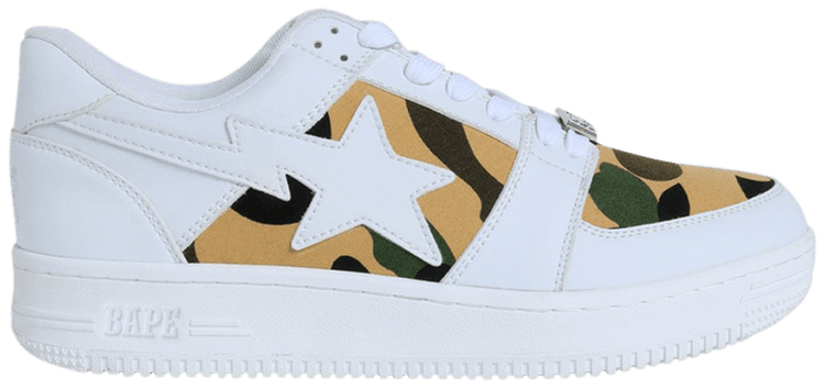 Bapesta white camo online