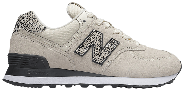 New Balance Wmns 574 Cheetah Print   Angora