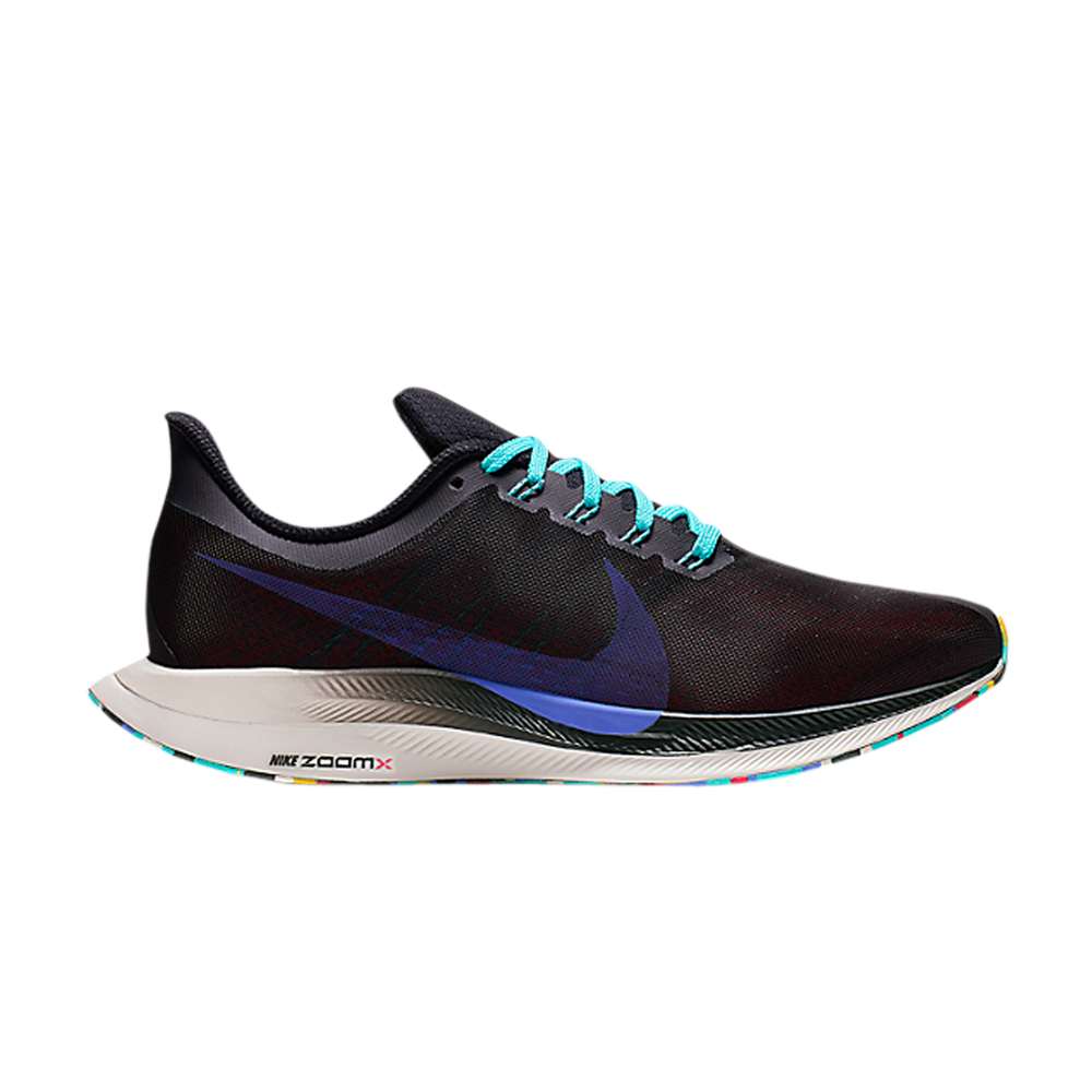 Pre-owned Nike Wmns Zoom Pegasus Turbo 'multi-color Sole' In Black