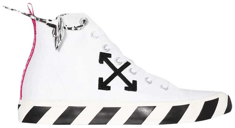 Off White Vulc Sneaker Mid White Black