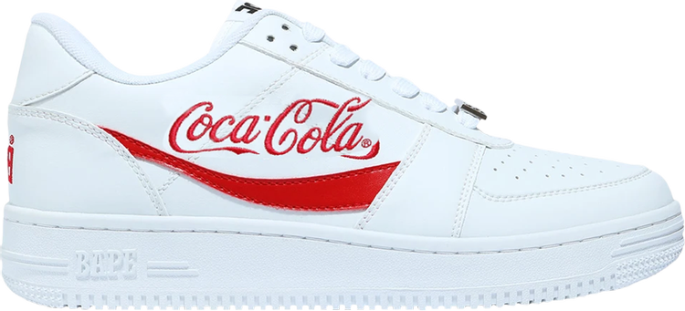 Buy Coca-Cola x Bapesta Low 'White' - 1G23191913 WHT | GOAT