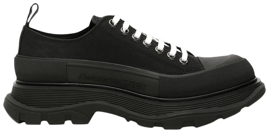 Buy Alexander McQueen Tread Slick Lace Up 'Triple Black' 604257 W4L32