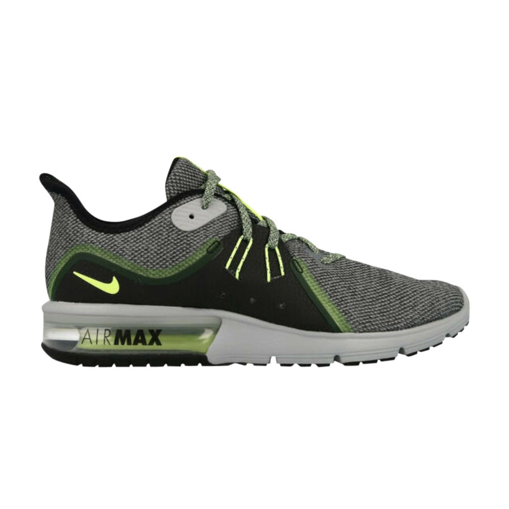 Nike Air Max Sequent 3 'Cool Grey Volt' | Men's Size 9.5 - 921694-007