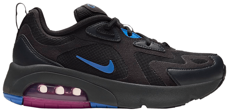 Nike Air Max 200 GS Black Racer Blue
