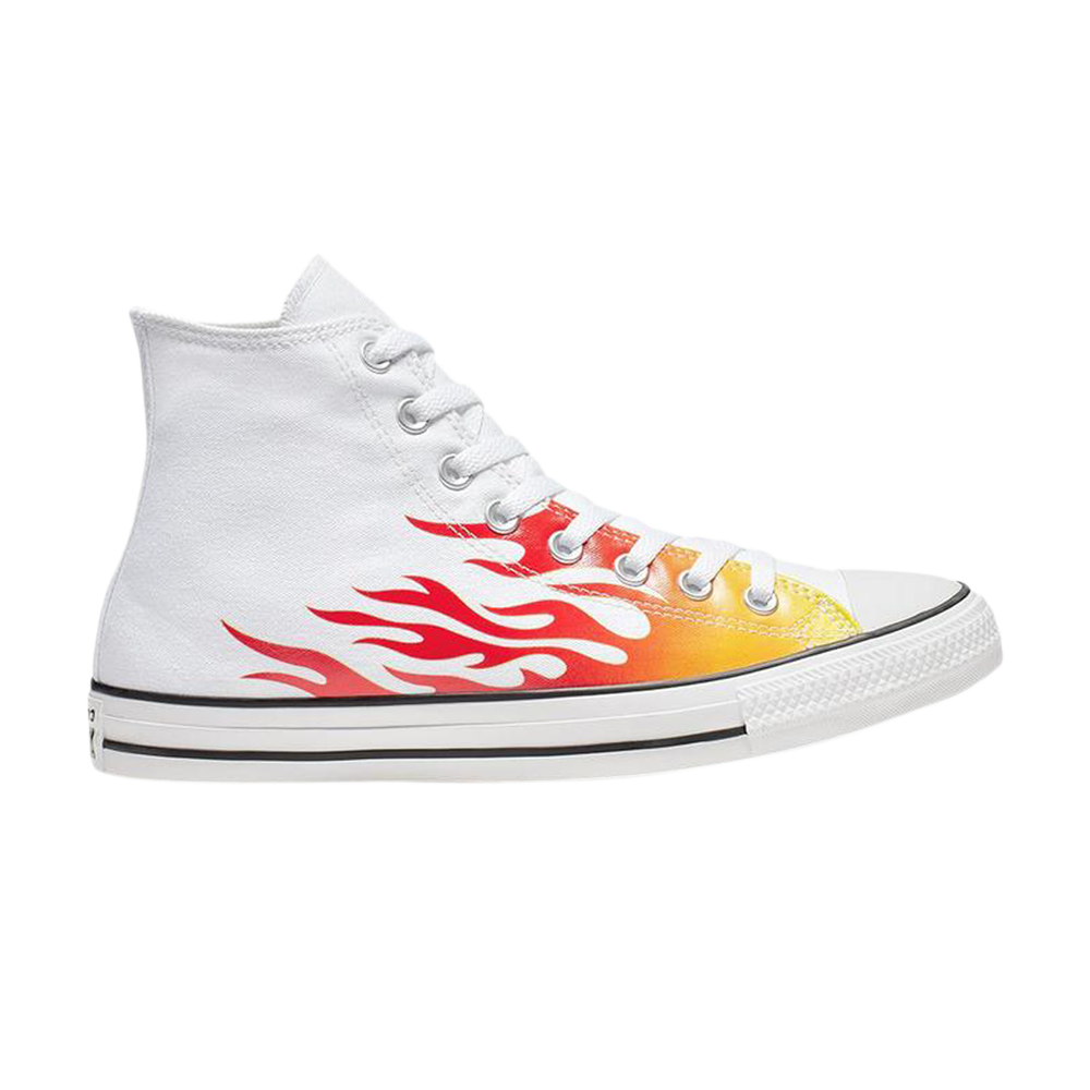 Pre-owned Converse Chuck Taylor All Star High 'archive Print' In White