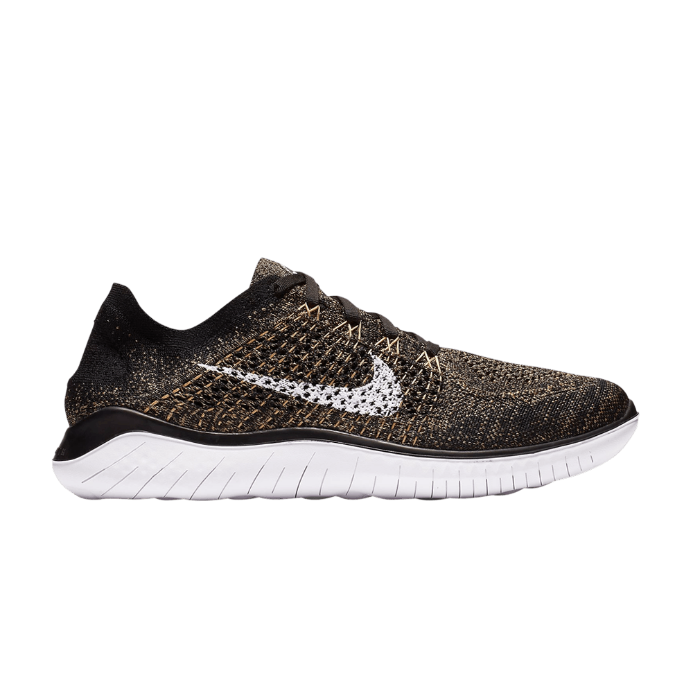 Nike free rn flyknit 2018 gold clearance