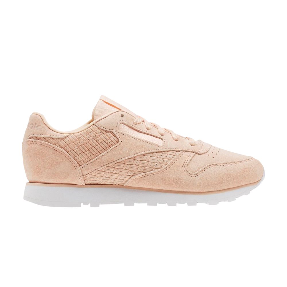 Reebok Wmns Classic Leather Woven EMB 'Desert Dust' | Copper | Women's Size 6