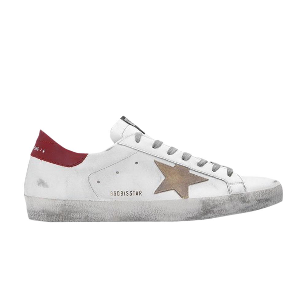 Click to view more detailed imagery on our partner's website Pre-owned Golden Goose Superstar 'white Bordeaux' | Men's Size 44