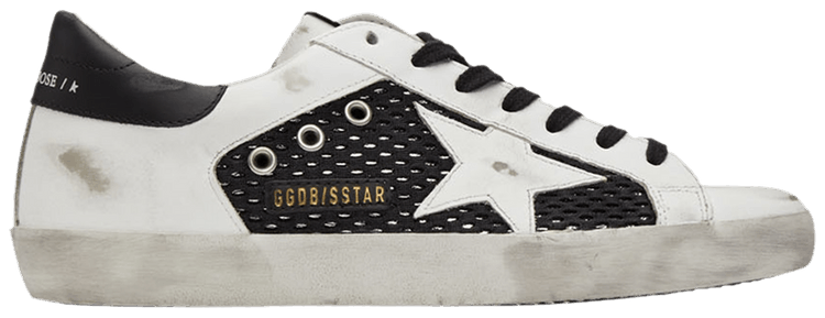 Golden Goose Superstar Double Quarter White Black