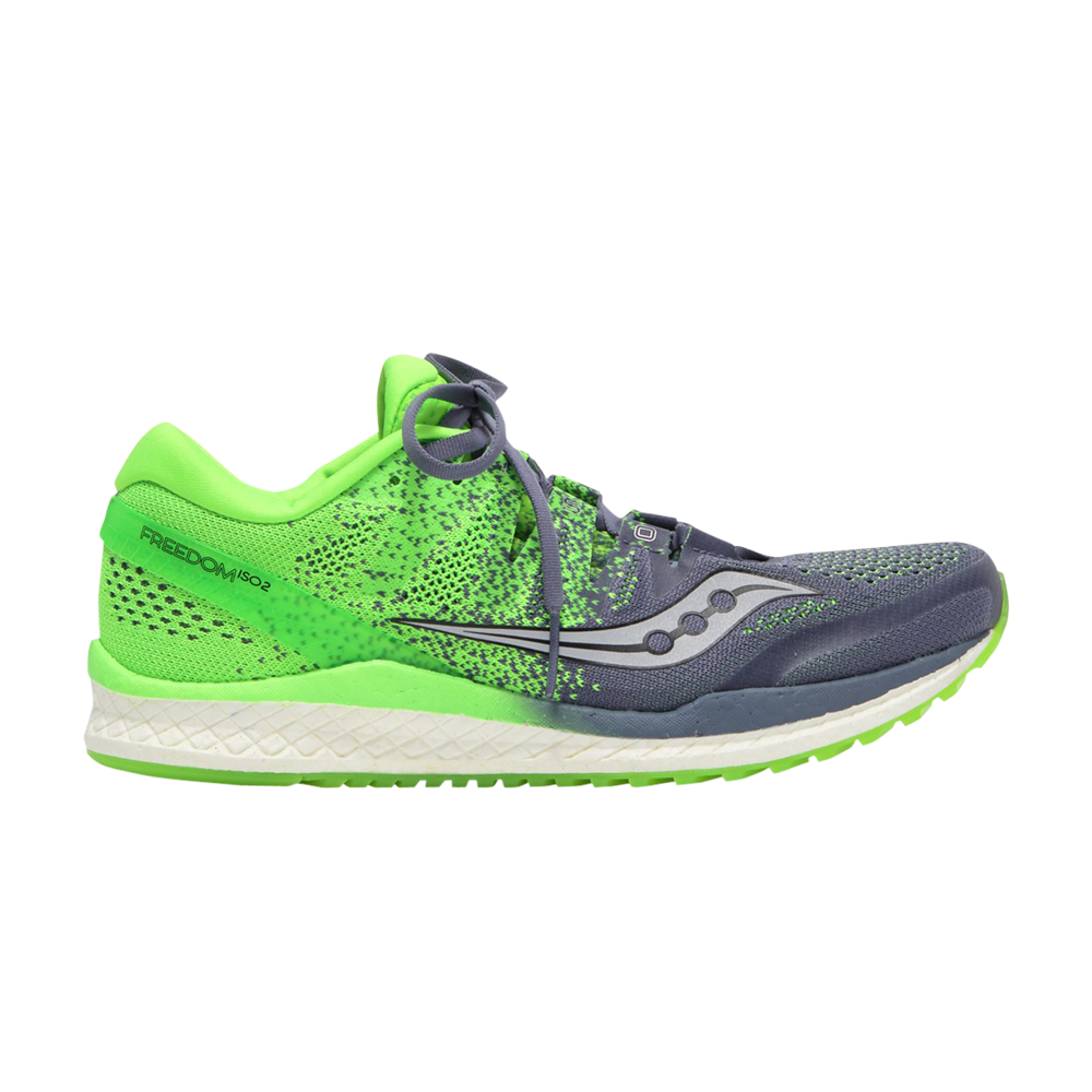 Pre-owned Saucony Freedom Iso 2 'grey Slime'