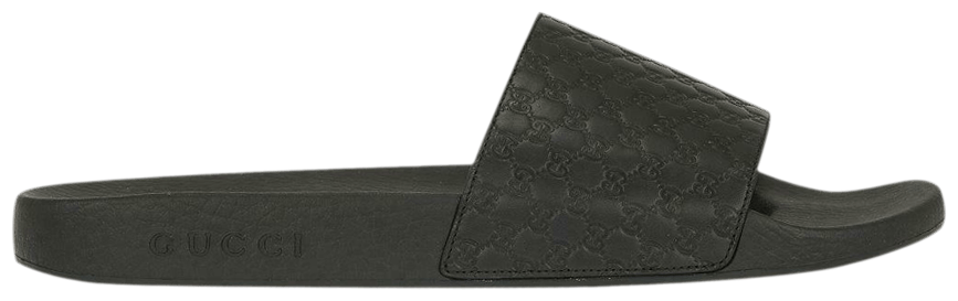 Buy Gucci MicroGuccissima Slide 'Black' 567115 BMJ00 1000 GOAT